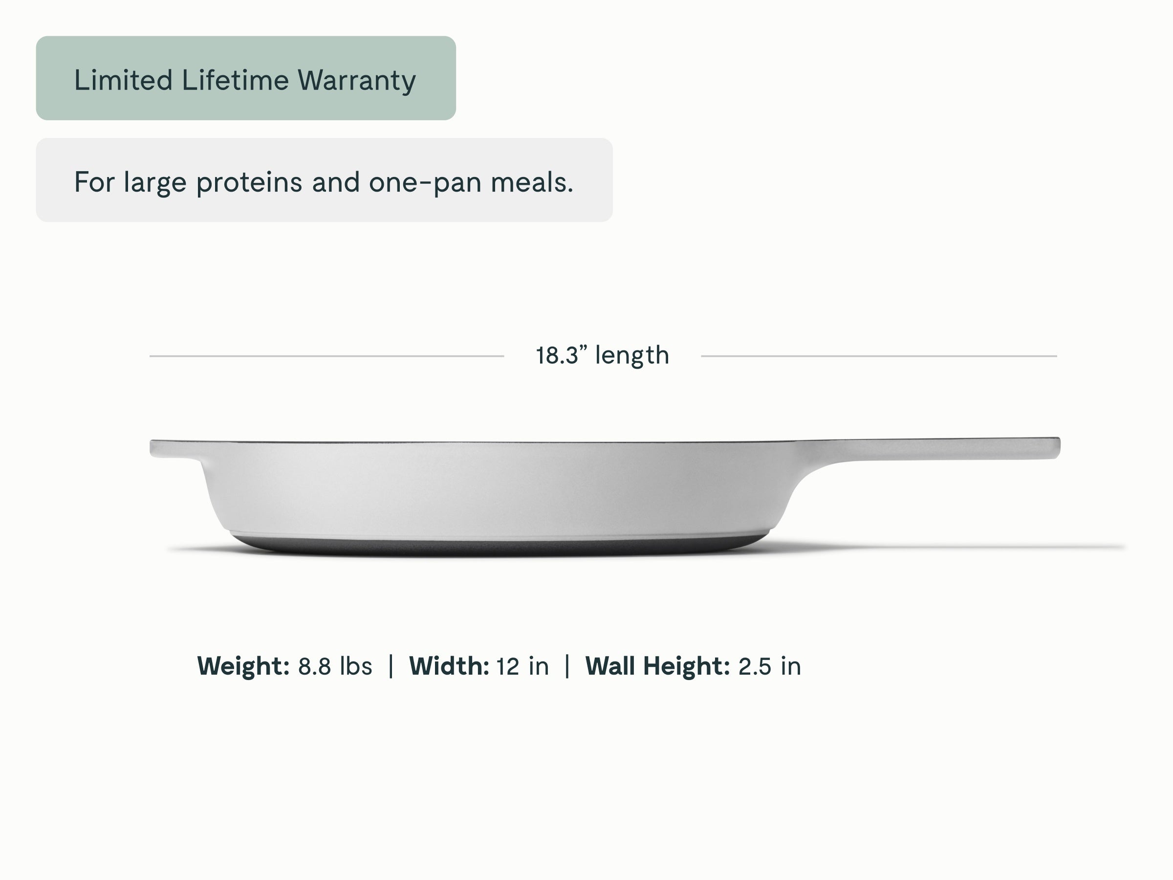 Cast Iron 12 inch Skillet - Image 10